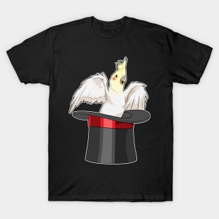 Parrot Wizard Top hat T-Shirt